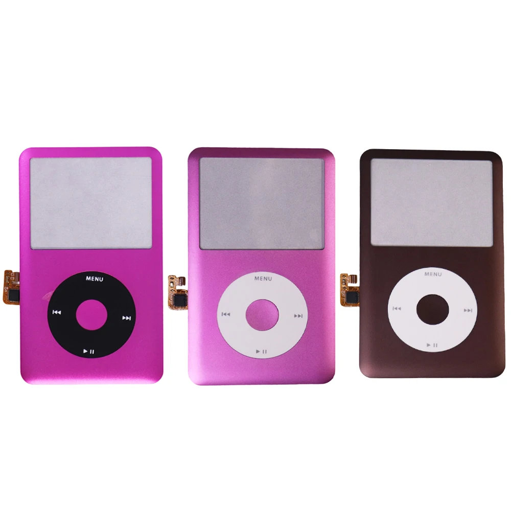 Frontplatte für iPod Classic 6. und 6,5. Generation 80GB 120GB 160GB Classic 7. Generation 160GB Frontgehäuse Abdeckung Clickwheel Mittelknopf – Detail 2