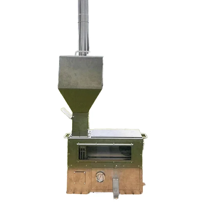 Vento Outdoor Camping BBQ Pellet Stove 304 Stainless Steel Portable Cookware with Oven and Tent Heating