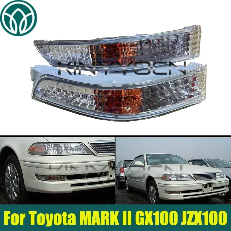 

1Pair Front Bumper Fog Lamp light For Toyota MARK II GX100 JZX100 1999-2000 Front Driving Lamp Signal Light