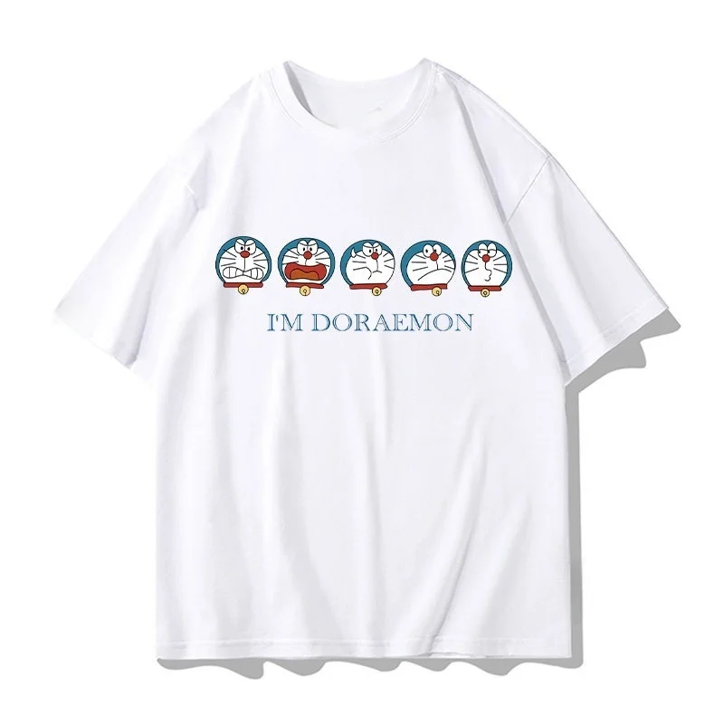 Only Love Bells and Pockets! Doraemon Iconic Elements Japanese-style Cotton Top for Adults and Children