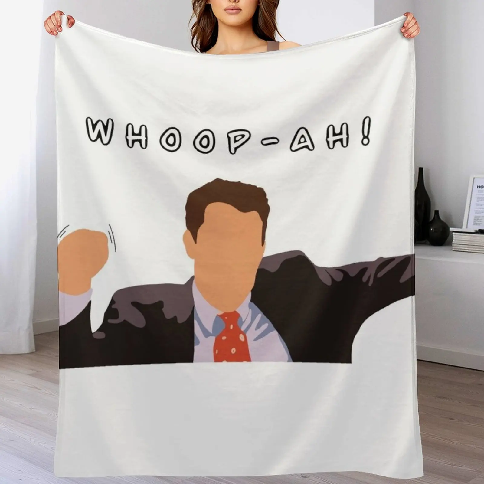 

Chandler Bing-whoop-ah! Throw Blanket Luxury decorative Cute Plaid Beach Blankets