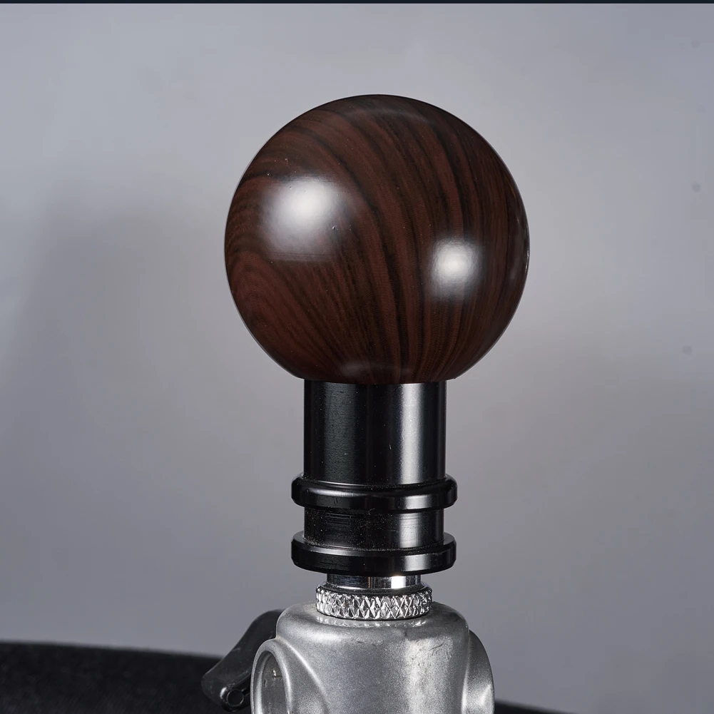 Mahogany Wood Grain Aluminum Gear Shifter Knob Universal Manual/Automatic Transmission Vehicle New Car Interior Accessories