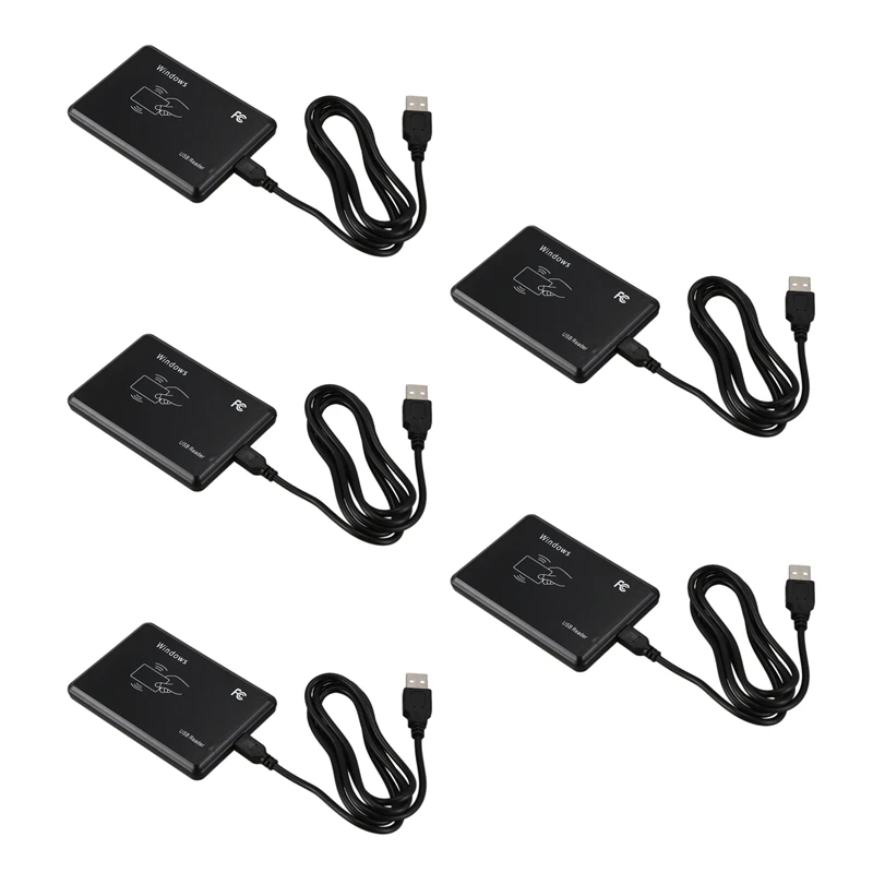 

5X USB RFID Desktop ID Card Reader Contactless Card Reader