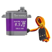 SERVOMY-SDS2401, 10Kgf.cm 0.07s 8.4V Micro Servo Coreless Motor, Metal Gear Aluminum Case,For 450 Helicopter 1/18-1/24 RC Car