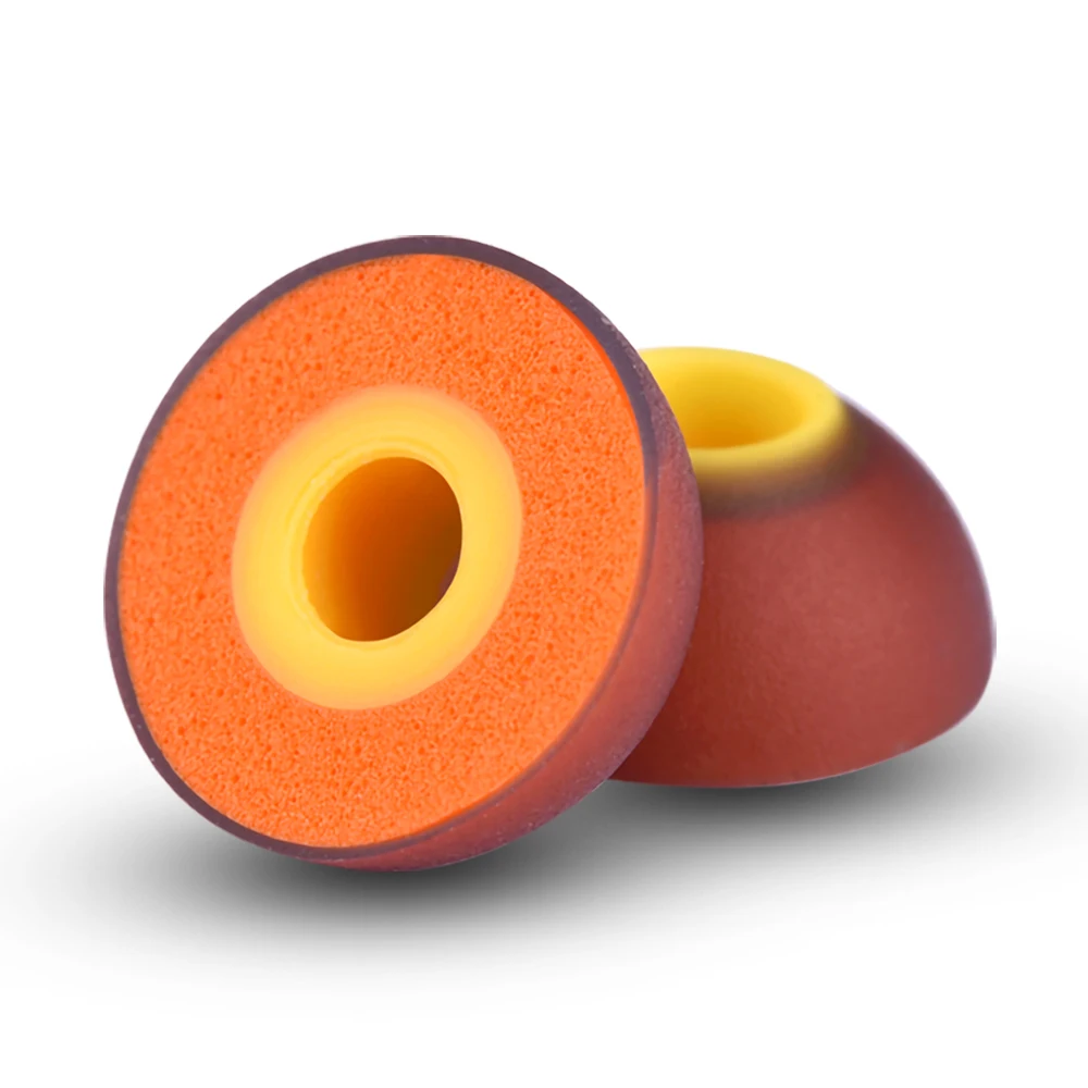 Puntas de espuma de memoria para auriculares Xiaomi Air 2 Pro, auriculares TWS para HUAWEI Freebuds/B & O H3 E4 E8/Sennheiser IE80, 6 unidades