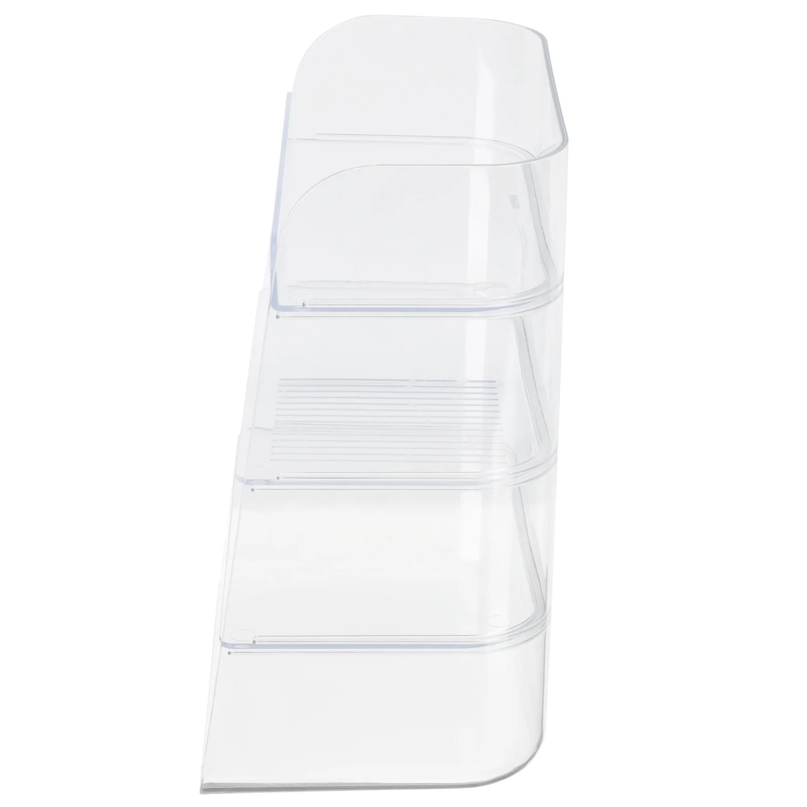 

Storage Box ganizer Vanity Rack Plastic Desk Makeup Clear Modern Long Lasting Efficient Useful Bathroom Counter