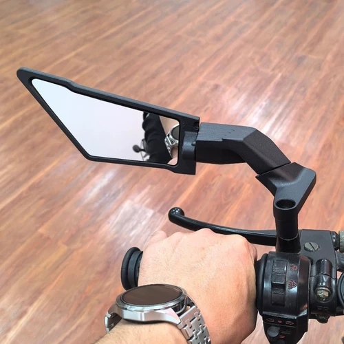 Imagen 2 del producto Para Kawasaki Z1000/Z900/Z650/Z400/Z125 2003-2025 espejos de motocicleta kits de espejos Stealth Winglets para girar espejos ajustables