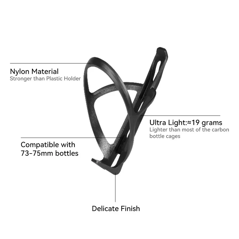 N1 Water Bottle Holder Nylon Cage 21g Super Light Road Bike MTB Bottle Holder Cycling Rack Nylon Water Folding Bicycle