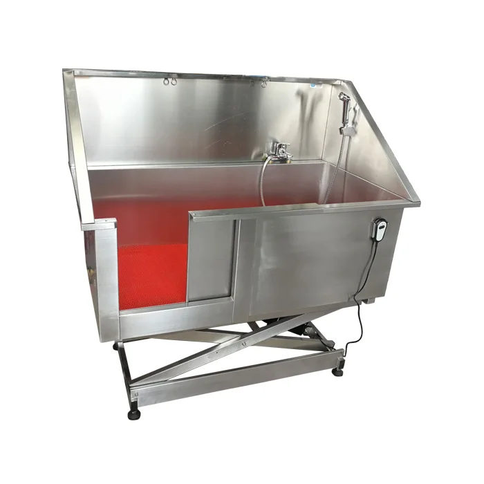 Factory 304 Stainless Steel Dog Washing Station Bathtub For Pet Bathing And Grooming With Lift Feature