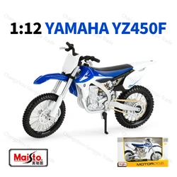 Maisto 1:12 Yamaha YZ450F Die Cast Vehicles Collectible Hobbies Motorcycle Model Toys