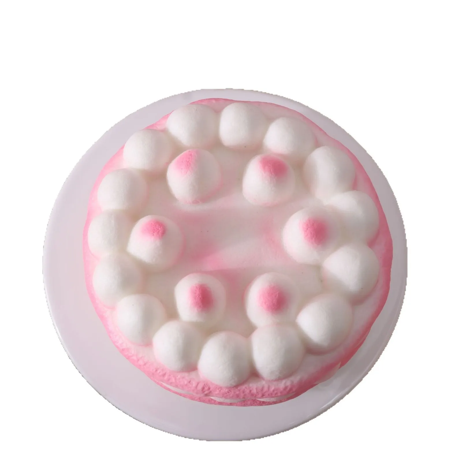 Mokra miękka symulacja Tarta malinowa Szczypta zabawki Super miękka symulacja PU Deser Ciasto Wycisnąć Wolne odbicie Zabawki antystresowe