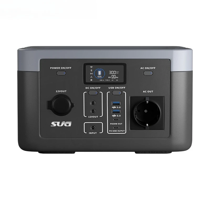 

Outdoor Vehicle-mounted Household Portable Power Bank with 300W Lithium Iron Phosphate Battery, Portable Emergency Power Supply