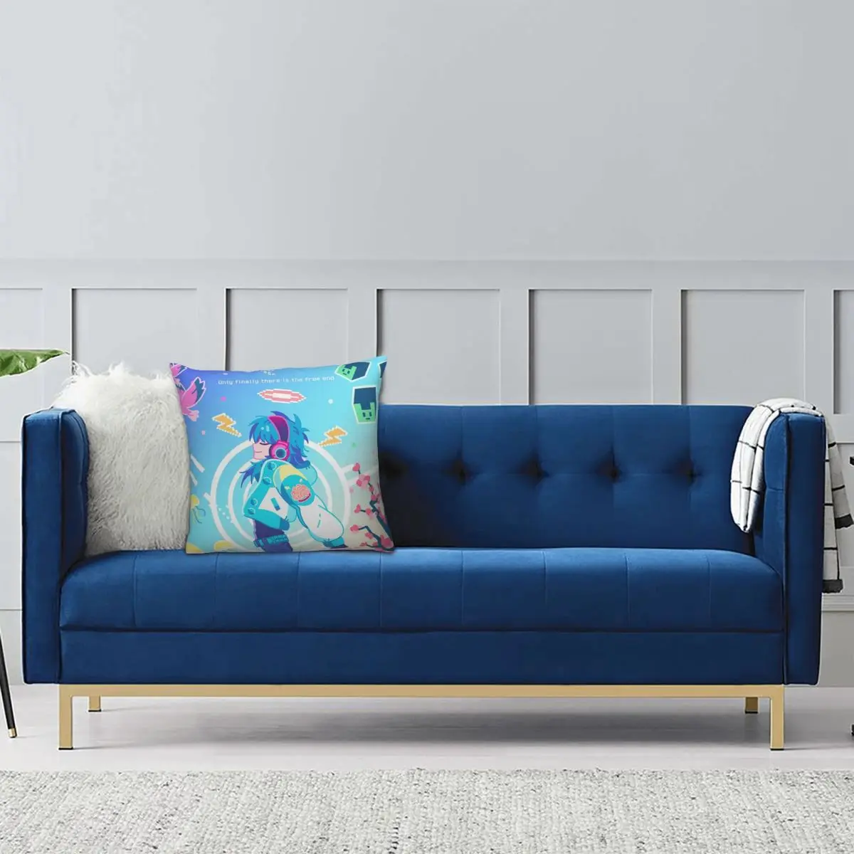 The Game Dramatical Murder Square Pillowcase Pillow Cover Cushion Decor Comfort Throw Pillow for Home Car
