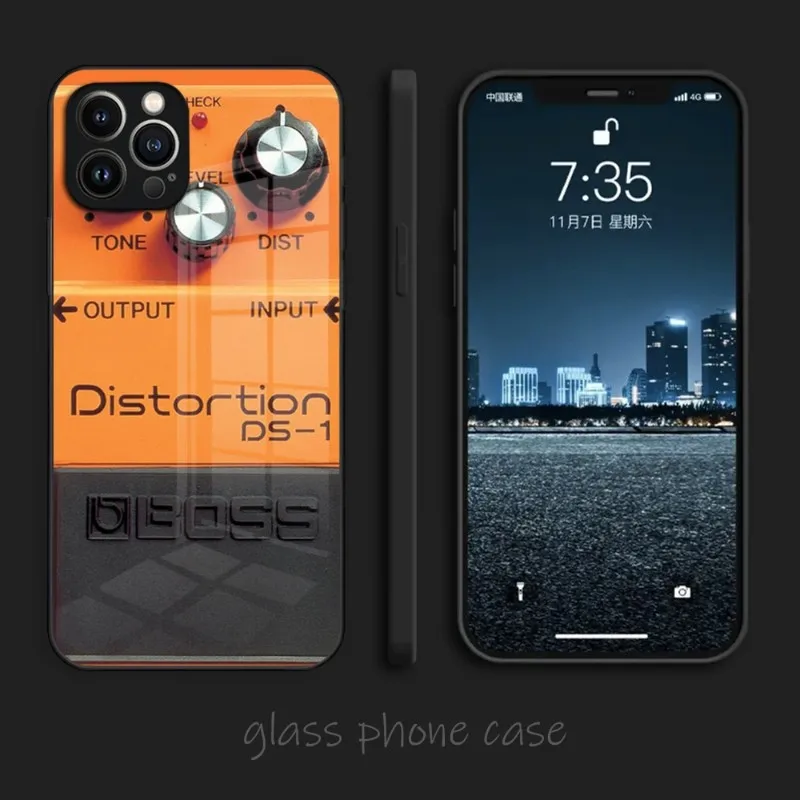 Guitar Amp Phone Case Tempered Glass For IPhone 14 13 12 11 Pro XS Max Mini X XR 8 7 6s Plus SE2020 Cover