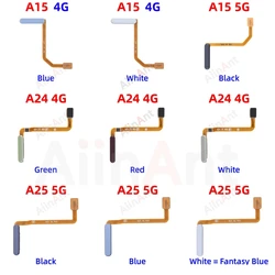 Back Button Touch ID Finger Scanner Fingerprint Sensor Flex Cable For Samsung Galaxy A15 A24 A25 4G 5G A155F A156B A245F A256B
