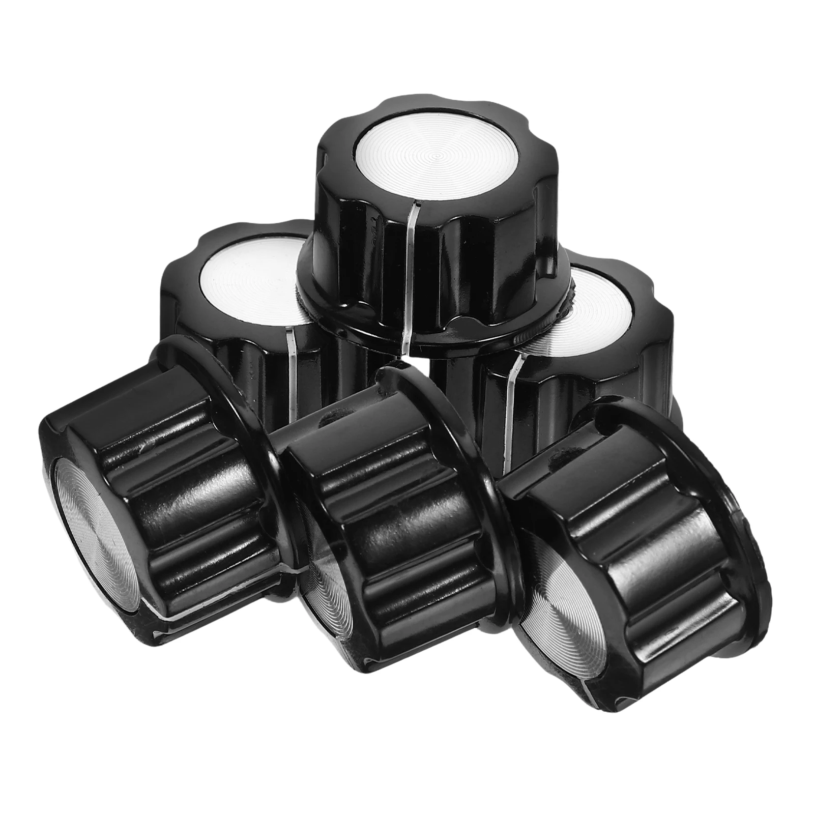

6 Pcs Knob Cap Guitar Volume Knobs Aluminum Alloy Audio Potentiometer Ozone Machine for Bass Guitars Control Amplifier Creative