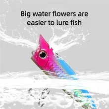 1pcs/5pcs Topwater Popper 9g 14.5g 18g Floating Rock pop Artificial Hard Baits for Bass Perch Pike Fishing Lure 5
