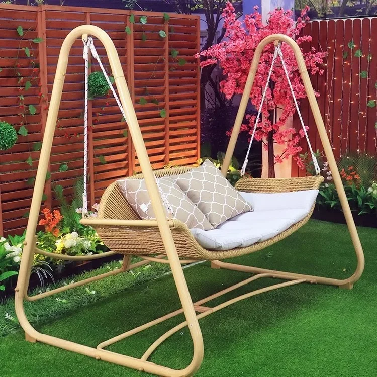 Outdoor swing double hammock outdoor courtyard rocking chair swing