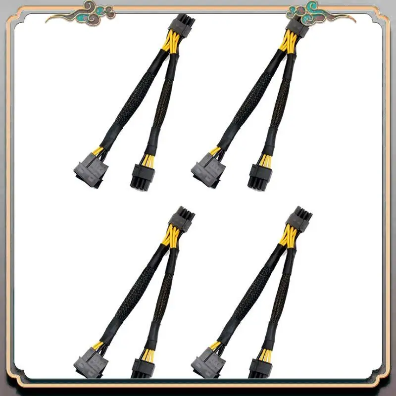 

A46M-4X двойной 4-контактный IDE Molex к графическому процессору двойной 8-контактный (6 + 2)-контактный кабель питания PCI-E PCI адаптер видеокарты