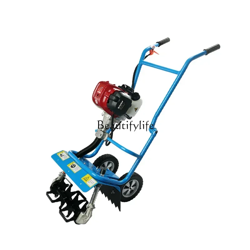 

FG34Cart No dead ends Anti-entanglement Small cut grass back to the field Household hoe lawn mower