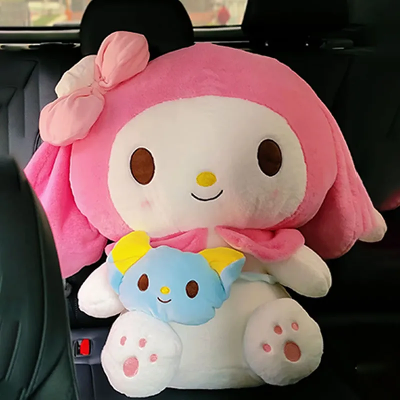 Sac à dos en peluche Sanurgente pour enfants, jouet en peluche, oreiller en peluche, Cinnamoroll, Melody Kuromi Butter, cadeaux pour filles, 40 cm, 50cm