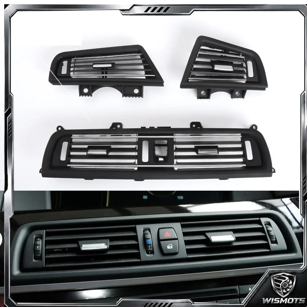 Right Hand Driver Center Console Fresh Air Conditioning AC Vent Grille Outlet With Chrome For BMW F10 F11 5 Series 64229166888