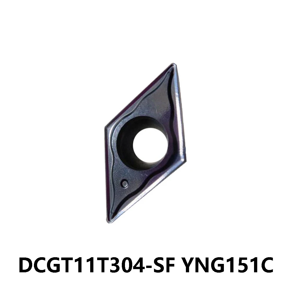 Original DCGT11T302-SF DCGT11T304-SF DCGT11T308-SF YBG102 YNG151C DCGT Cutter Turning Tools Carbide Inserts CNC Machine BEYOND