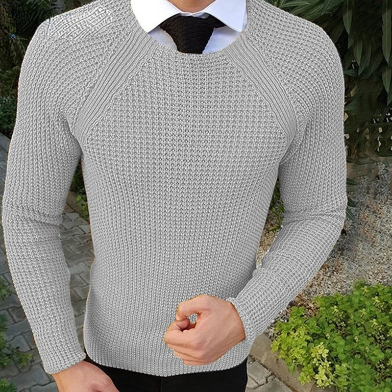 

2022 Autumn Winter Trendy Men's Elegant Sweater Tough Guy Gentleman Personality Knitted Pullover Top Clothes Free Shipping