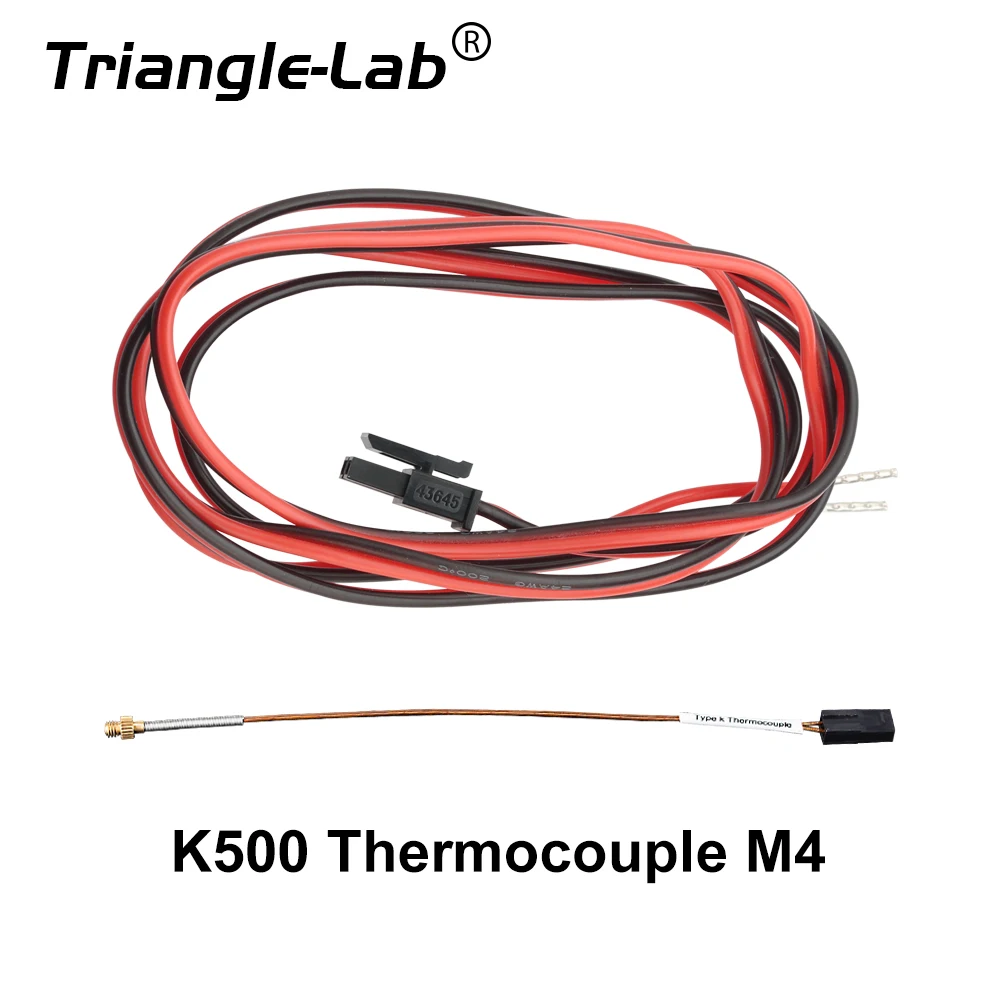 Trianglelab RAPIDO V2 Ceramics Heater Kit  heatBlock  K500 Thermocouple M4  104GT-2 100K 3950 PT1000 For Rapido V2.0 HOTEND