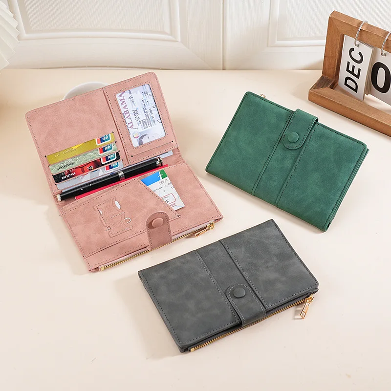 RFID Multifunctional Passport Cover Women Custom Name Fashion Travel Wallet Passport Holder Wallet Air Ticket Folder