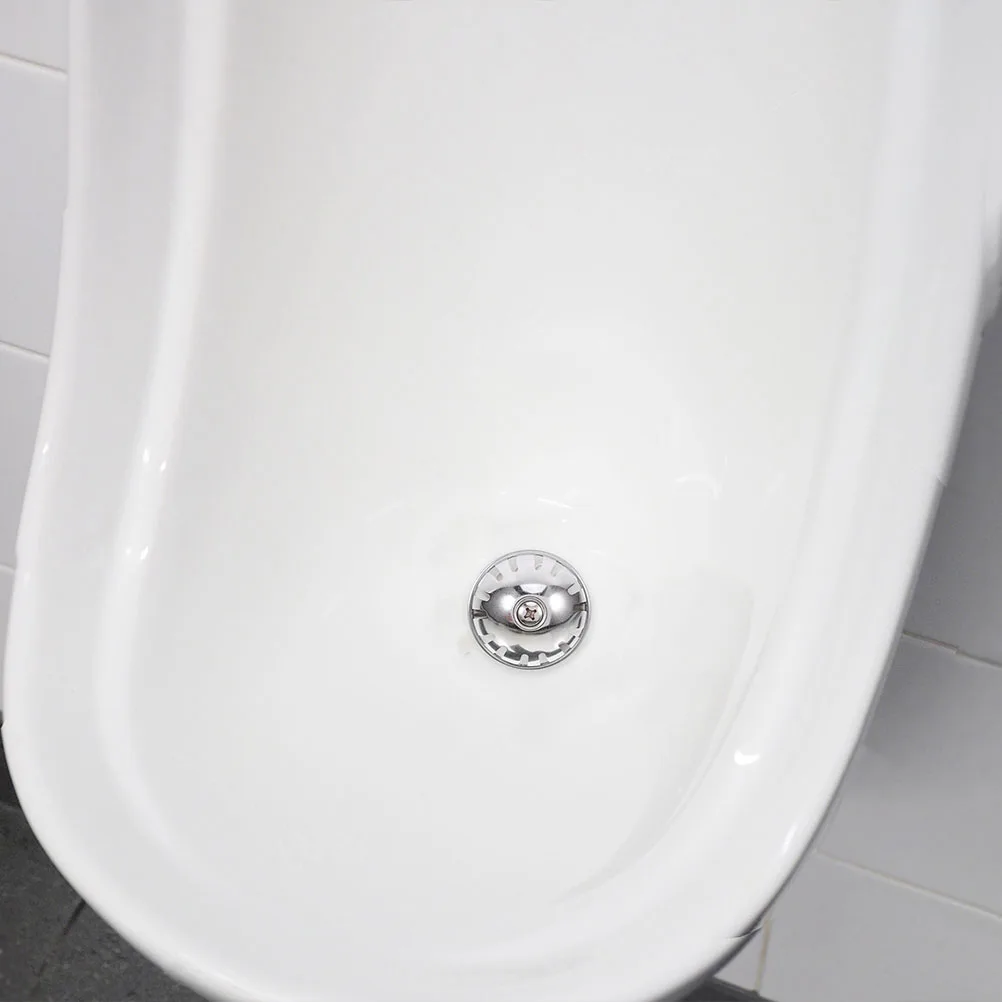 

2Pcs Urinal Funnel Cover Stainless Steel Drain Filter Stopper Bathroom Strainer Floor Mounted Odor Clog Prevention