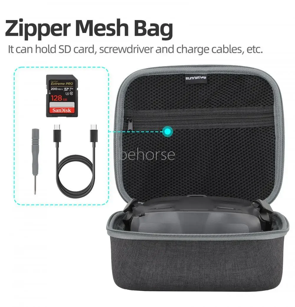 Storage Bag For DJI Neo Flying Glasses N3 Shell Anti-scrach Protection Case Portable Carrying Bag For DJI Neo Drone Accessories