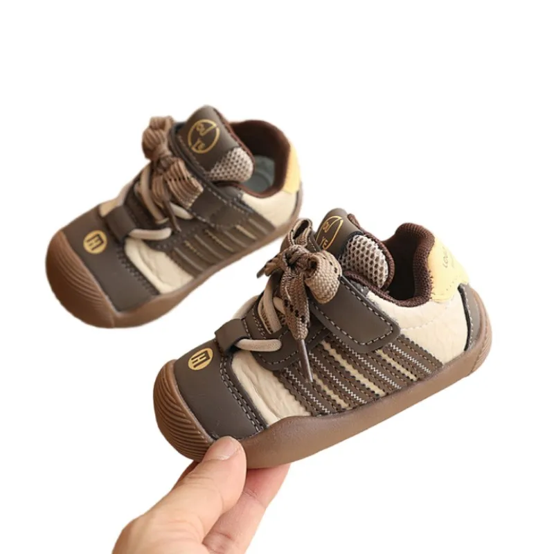 

Children's walking shoes spring autumn new girls anti slip training shoes babies wide toe shoes boys breathable casual shoes