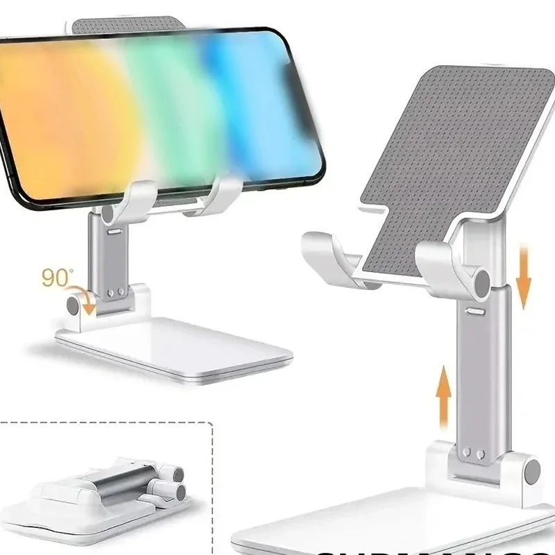 Foldable Mobile Phone Holder Stand Tablet Desk Mount Table Flexible Adjustable Desktop Live Lazy Bracket Support For All Phones