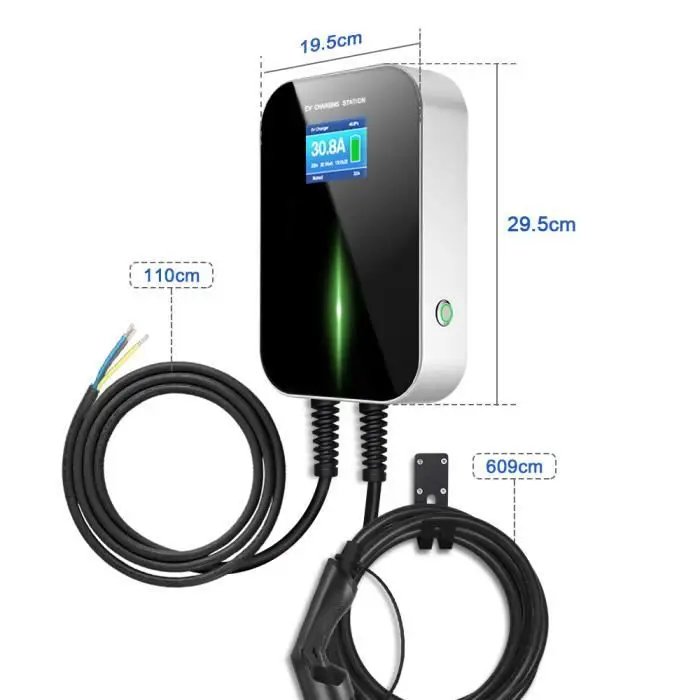 

Wifi 7kw Type 2 ev charger wallbox electric car charger station