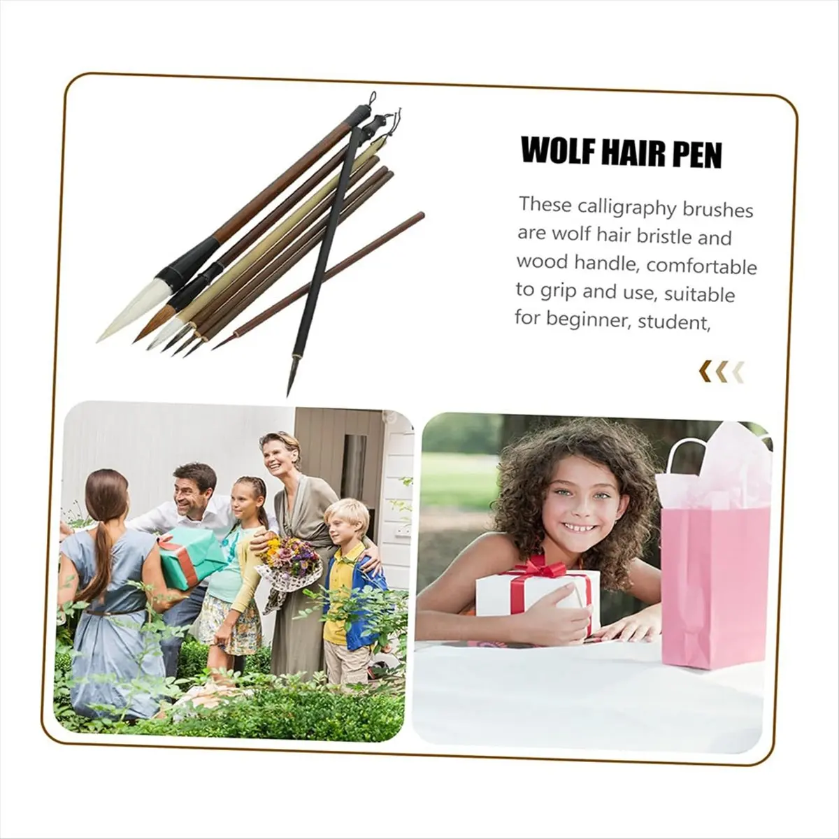 【Shop Now Y24A】 1 Set Brush Set Chinese Calligraphy Brush Calligraphy Set for Beginners Traditional Chinese Brush Painting Brush