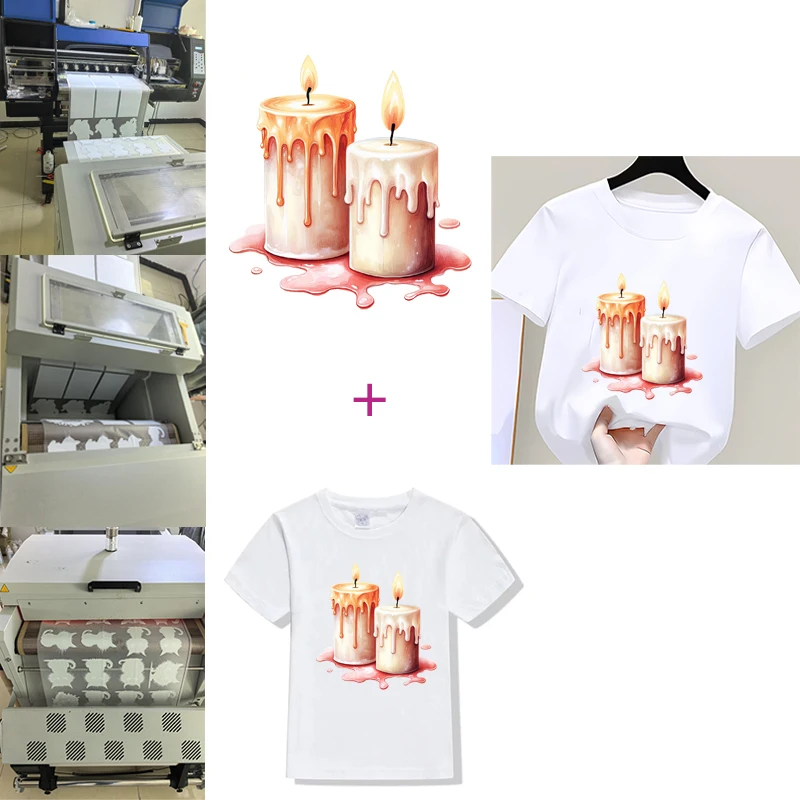 Autocollant de transfert de fer de bande dessinée, presse à chaud lavable de bricolage, accessoires College de veste, patch de vêtements, tasse de thé, torche de raton laveur, hibou, ours