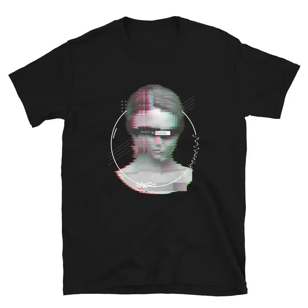 Visual Glitch Modern-Art Photography T-Shirt