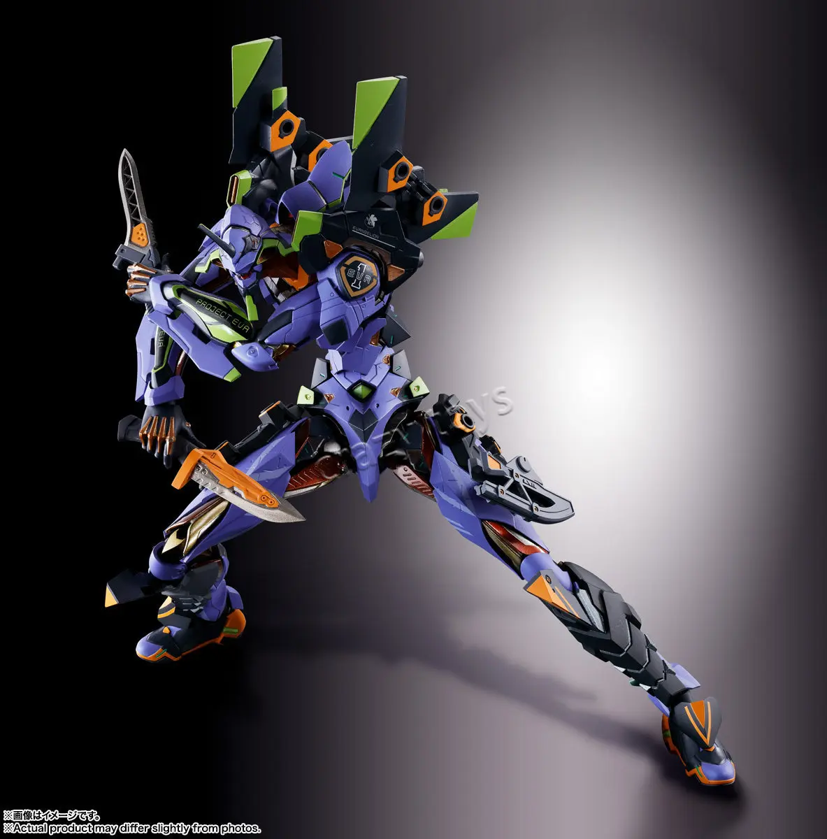 

Bandai METAL BUILD MB EVA Evangelion Test Type-01 30th with The Spear of Gaius Action Figures EVA Anime Toys Model Original Box