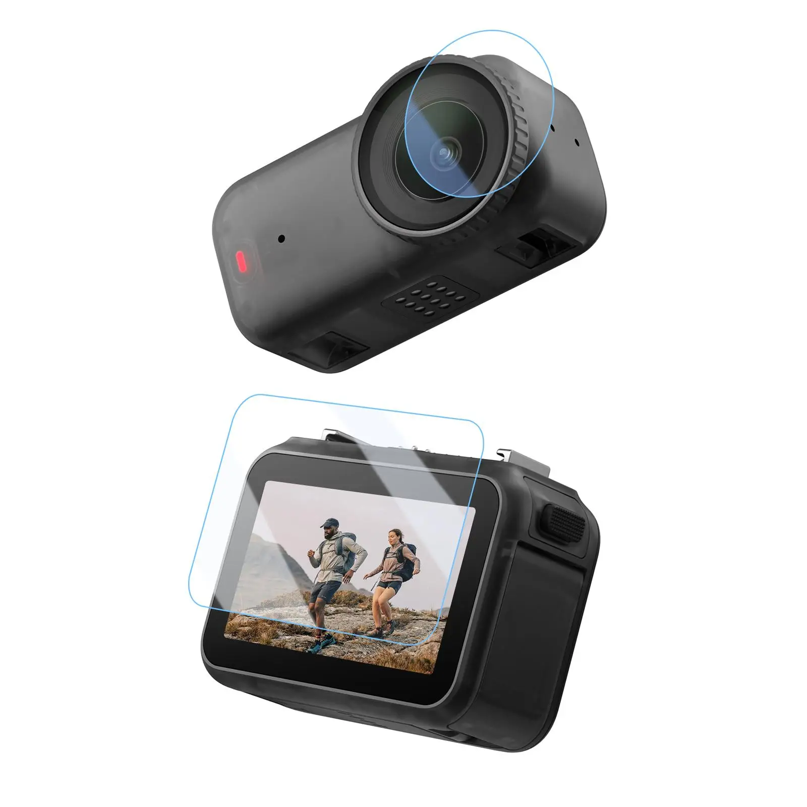 PULUZ Tempered Glass Screen Film with Lens Hydrogel Film For DJI Osmo Nano
