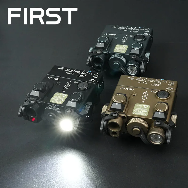 

Sotac Tacital DBAL A2 CNC Металл Красный Зеленый Лазер и ИК Лазер Светодиодный Белый Фонарик 20MM Рельс Страйкбол Охотничий Лазерный Прицел