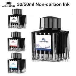 JINHAO 30/50ml Fountain Pen Ink Cartridge Refill Glass Bottled Pen Non-carbon Ink Fountain Pen Office School Supplies Stationery