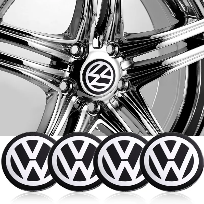 

Hub Caps Car Sticker 4PCS 56mm 65mm Car Wheel Center Hub Emblem Sticker For VW Volkswagen Golf Polo Passat Touran Jetta LGT-VW