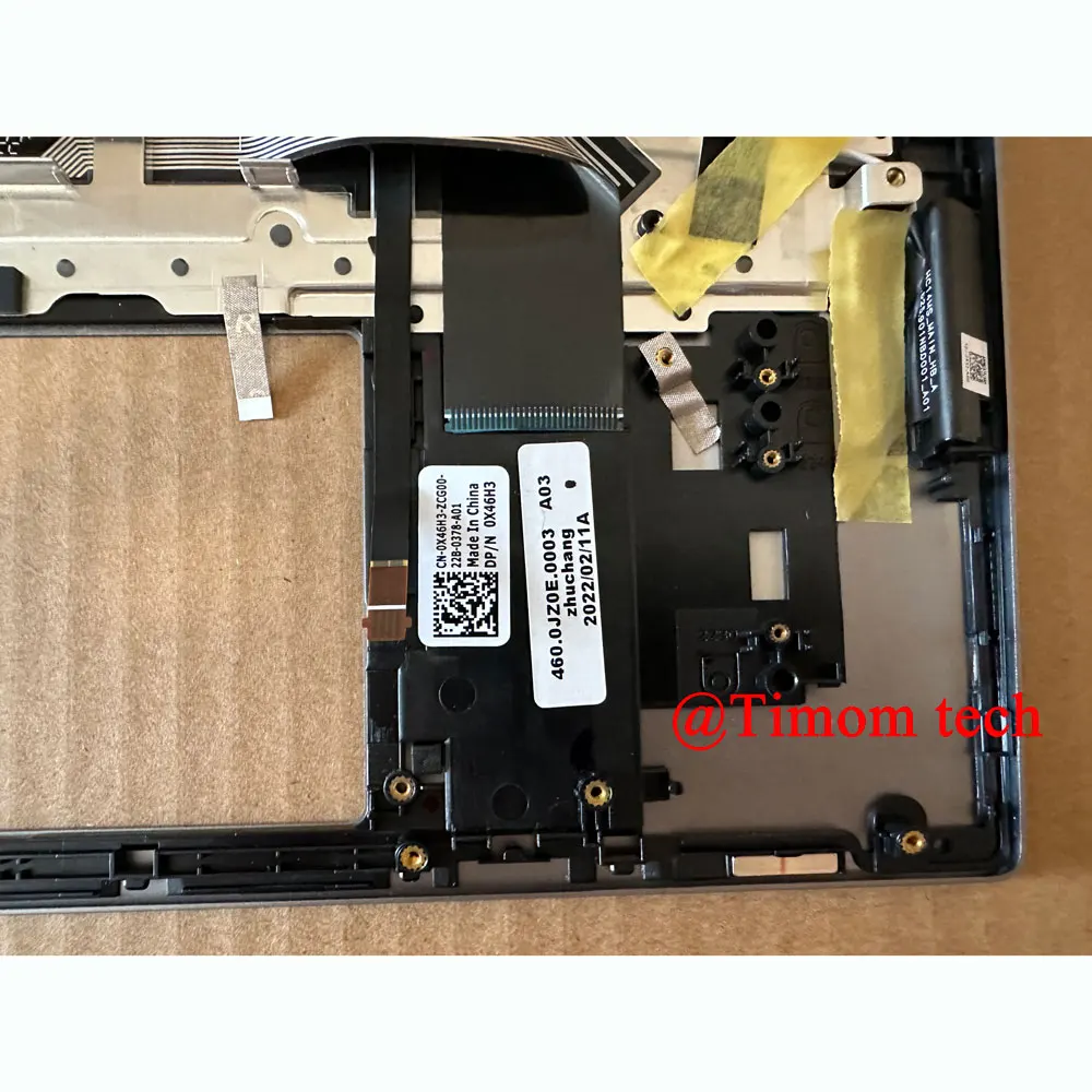 Original New for DELL Inspiron 14 5000 5400 5406 2-In-1 US Keyboard Backlight Palmrest Upper Cover Case Gray 0X46H3 0RW1F8 0P935 - Image 6