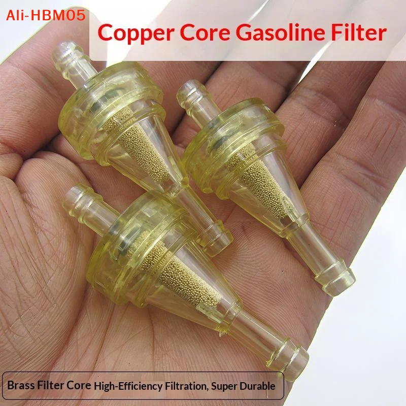 (HB05)Small Engine Fuel Filter 1/4 Inline Fuel Filter For Gas Engine ATV Dirt Bike Motorcycle Go Kart UTV Snowmobile