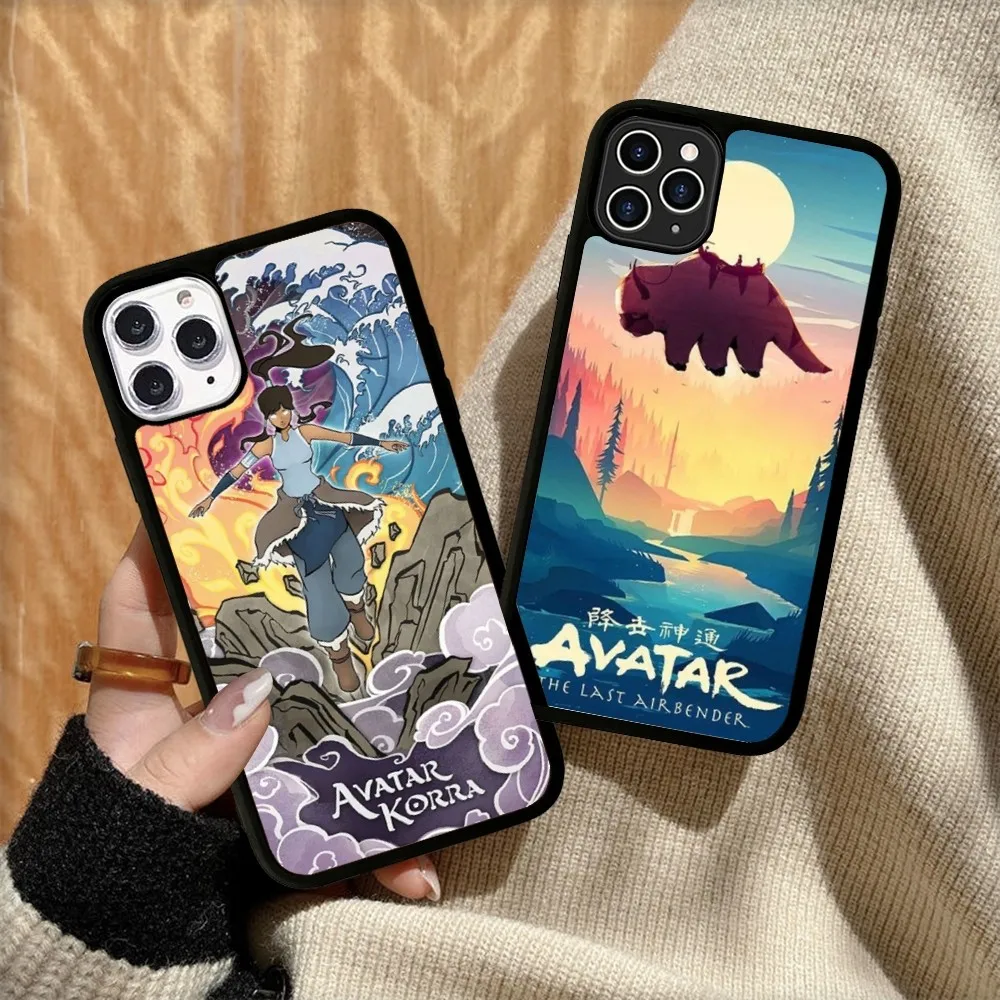 Avatar The Last Airbender Phone Case Silicone PC+TPU For For iPhone  11 12 13 14 15 16 Plus Pro Max Cover