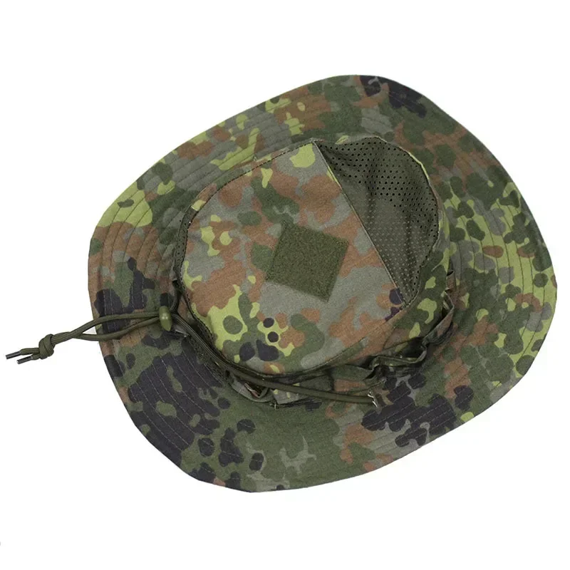 

Новая тактическая камуфляжная кепка Boonie для охоты, шляпа с широкими полями, мужская шляпа для спорта на открытом воздухе, рыбалки, пешего туризма, солнцезащитная шляпа, складные мягкие шапки