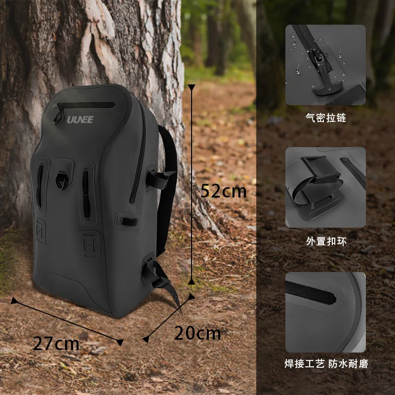 Waterproof Fishing Backpack Outdoor TPU Airtight Hiking Camping Diving Cycling Multifunctional Bag - view 4