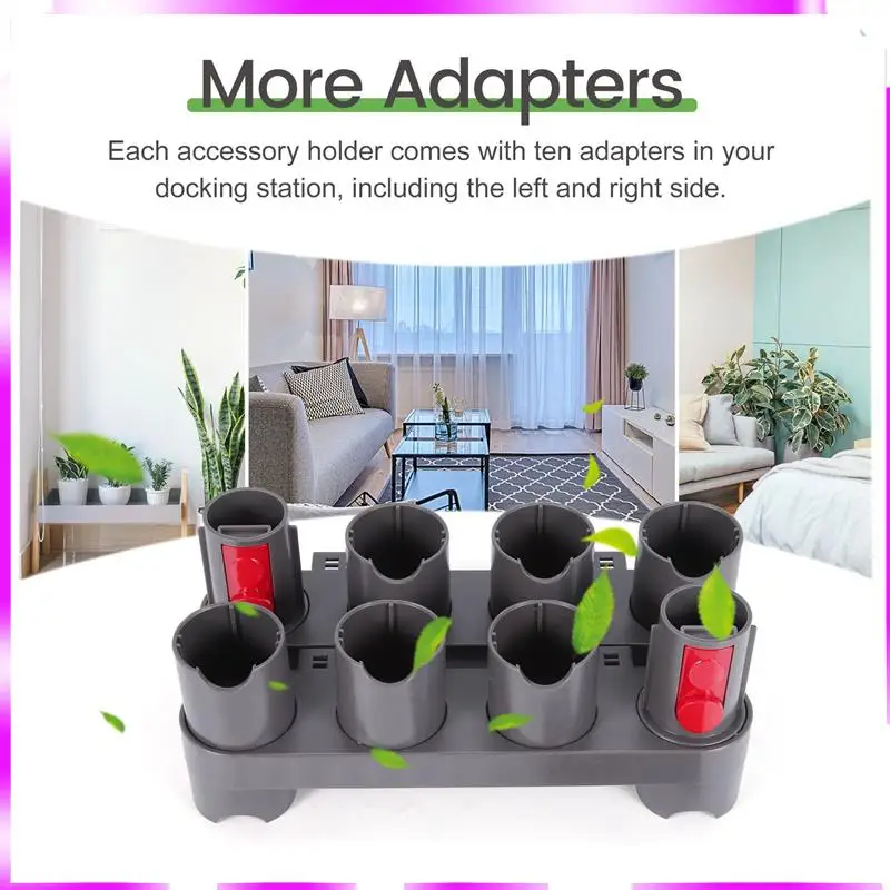 N98R اكسسوارات قوس ل دايسون V15 V11 V10 V8 V7 حامل المكنسة الكهربائية الملحقات جدار جبل #2