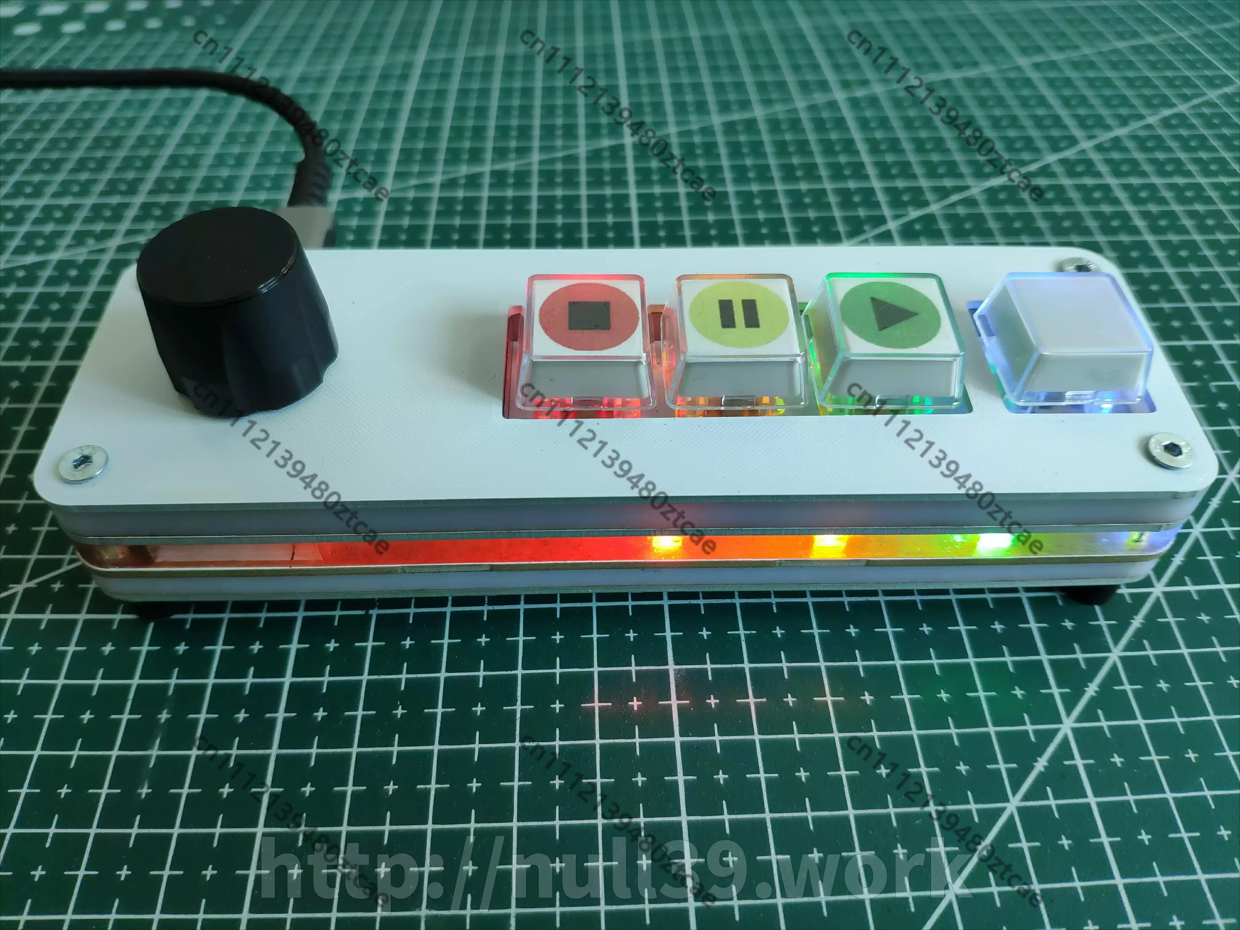 Multimedia Performance Control USB MIDI Keyboard Audio Music Playback Device for Desktop Computer Stage Use